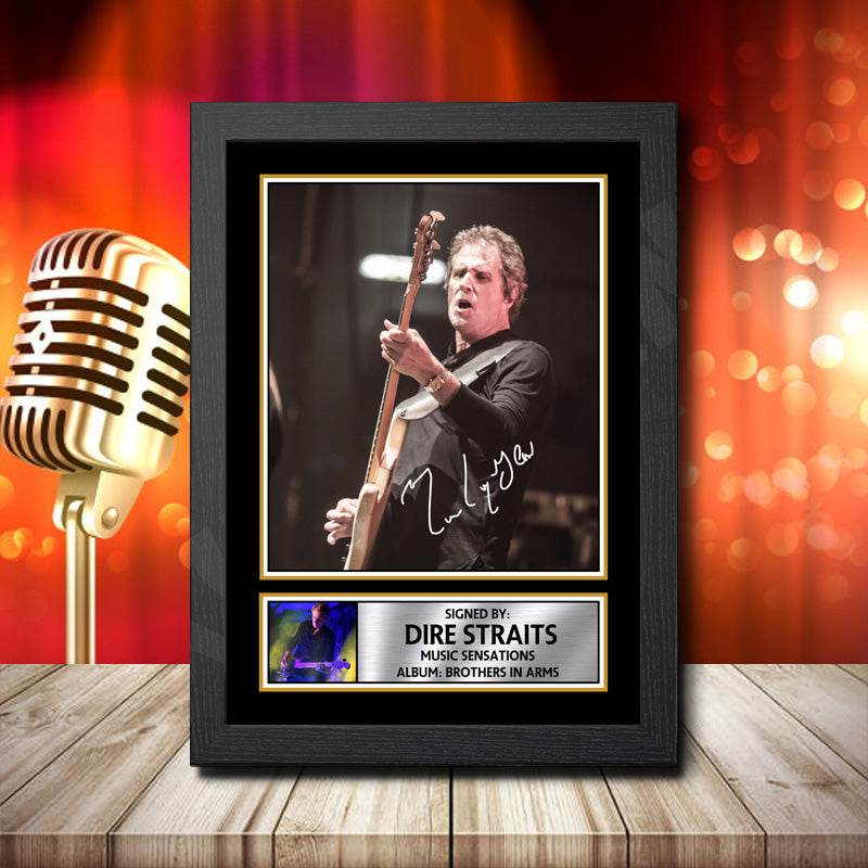 Dire Straits Brother In Arms 2 Printed Signature Music Star Poster Print Framed Wall Art Gift – Dire Straits Brother In Arms 2 Printed Signature Music Star Poster Print