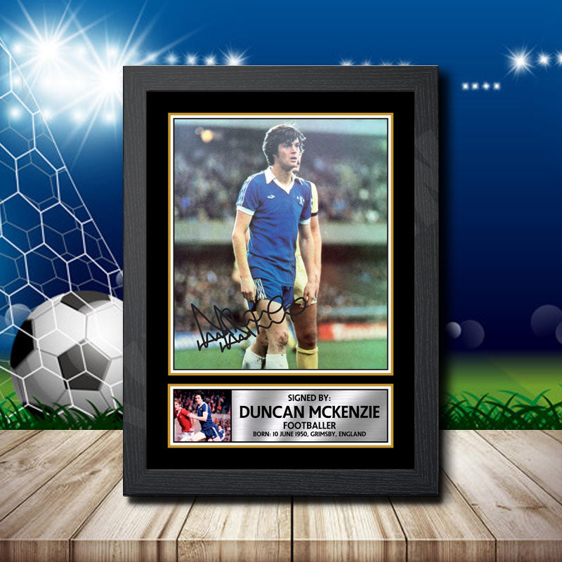 Duncan Mckenzie 2 Printed Signature Footballers Star Poster Print Framed Wall Art Gift – Duncan Mckenzie 2 Printed Signature Footballers Star Poster Print