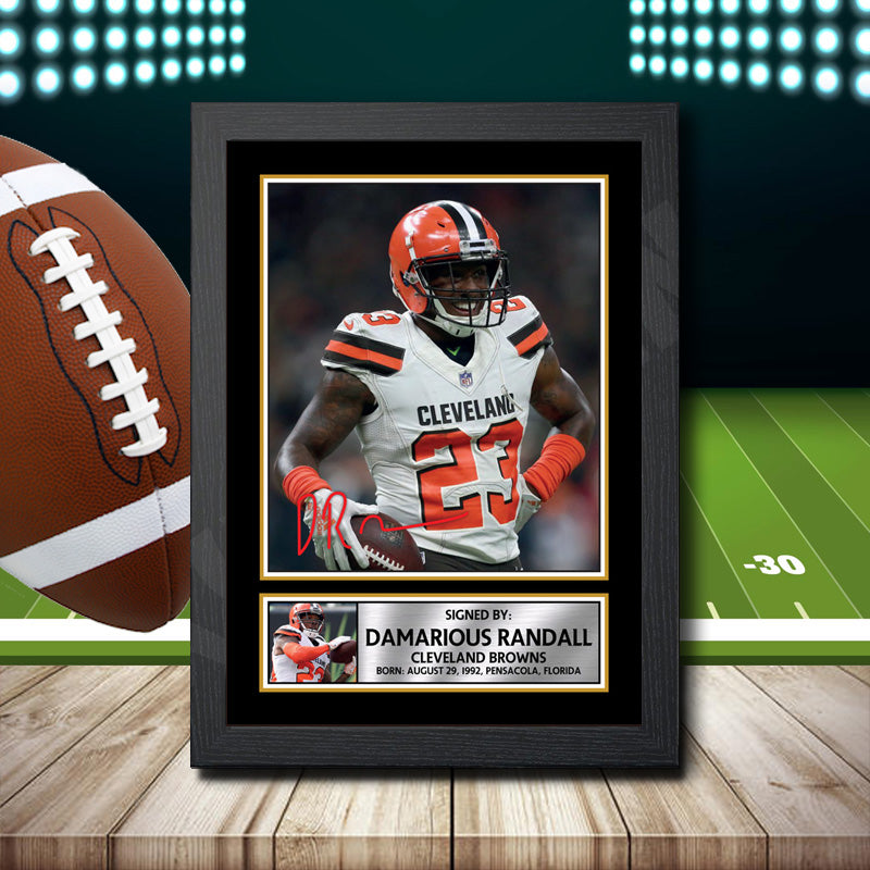 Damarious Randall – Printed Signature NFL Star Print – Damarious Randall