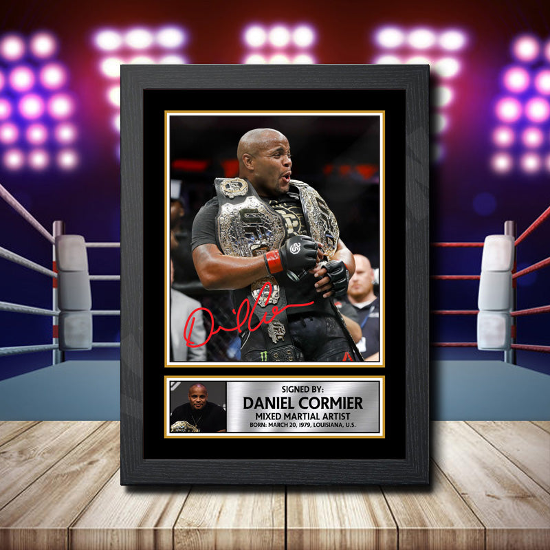 Daniel Cormier Printed Signature Ufc Star Poster Print Framed Wall Art Gift – Daniel Cormier Printed Signature Ufc Star Poster Print