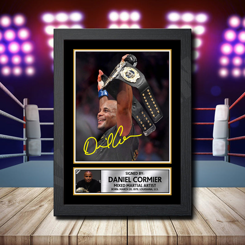 Daniel Cormier 2 Printed Signature Ufc Star Poster Print Framed Wall Art Gift β Daniel Cormier 2 Printed Signature Ufc Star Poster Print