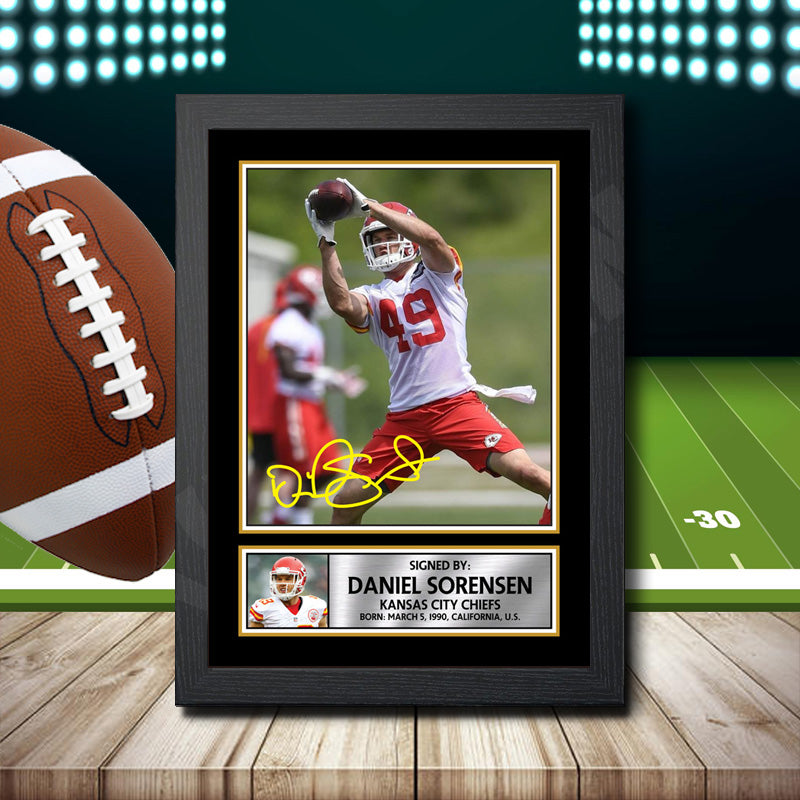 Daniel Sorensen 2 – Printed Signature NFL Star Print – Daniel Sorensen 2