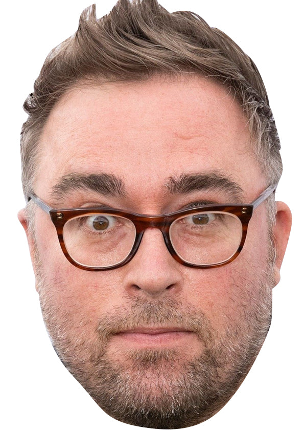 Danny Wallace Face Mask β Fancy Dress Cardboard Costume Mask β Danny Wallace Face Mask
