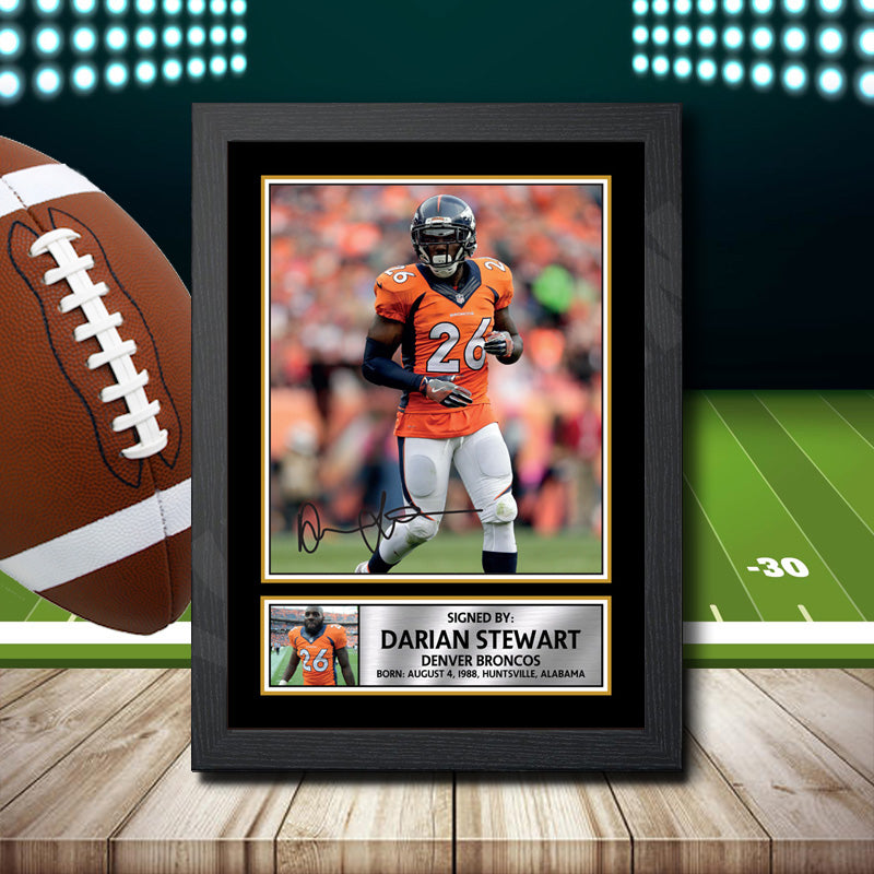 Darian Stewart 2 – Printed Signature NFL Star Print – Darian Stewart 2