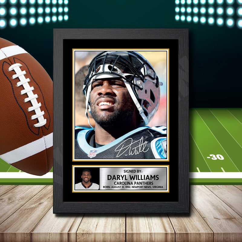 Daryl Williams 2 – Printed Signature NFL Star Print – Daryl Williams 2