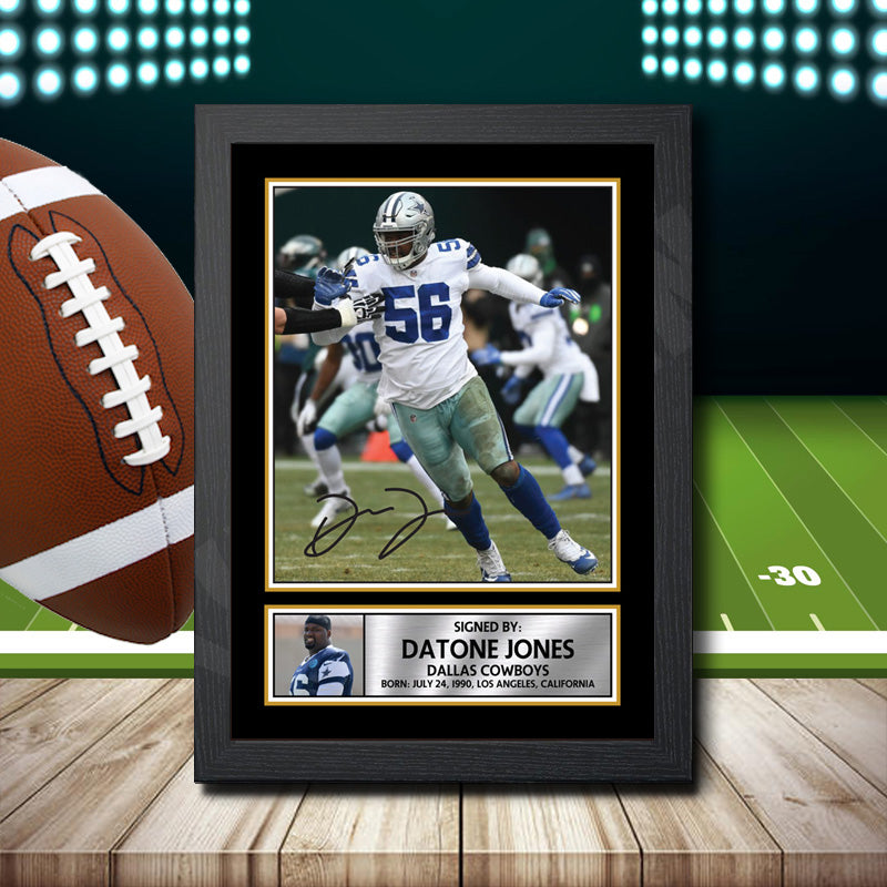 Datone Jones 2 – Printed Signature NFL Star Print – Datone Jones 2