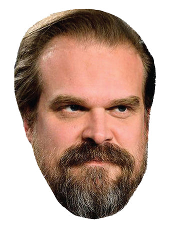 David Harbour - Jim Hopper - Stranger Things Celebrity Face Mask Fancy Dress Cardboard Costume Mask