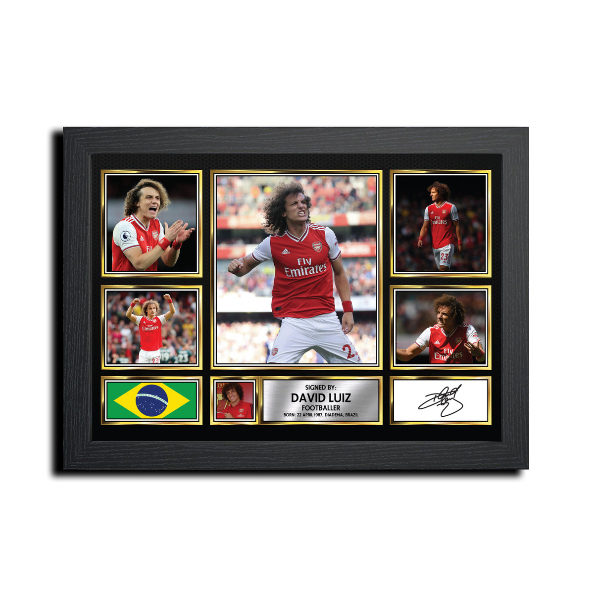 David Luiz Football Gift MC1576 Printed Signature Star Poster Print Wall Art Gift β David Luiz Football Gift MC1576 Printed Signature Star Poster Print Wall Art