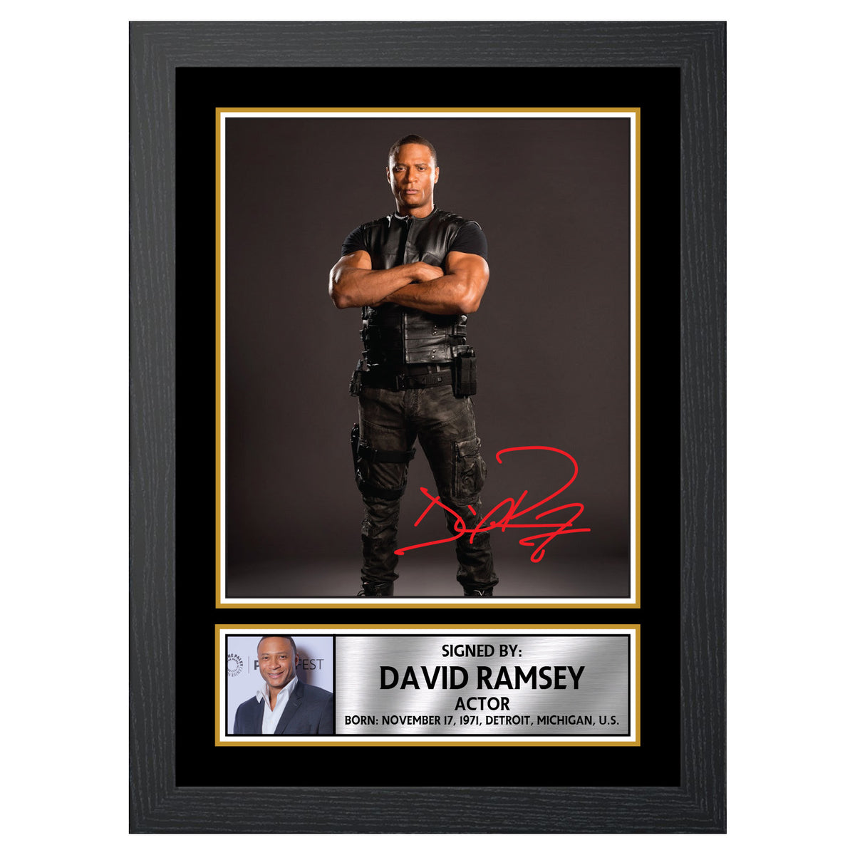 David Ramsey Dancers Printed Signature Poster Print Gift