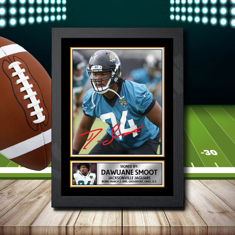 Dawuane Smoot – Printed Signature NFL Star Print – Dawuane Smoot