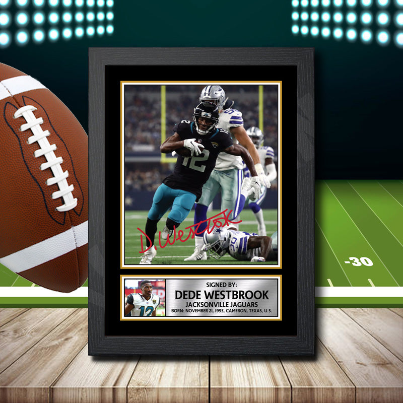 Dede Westbrook – Printed Signature NFL Star Print – Dede Westbrook