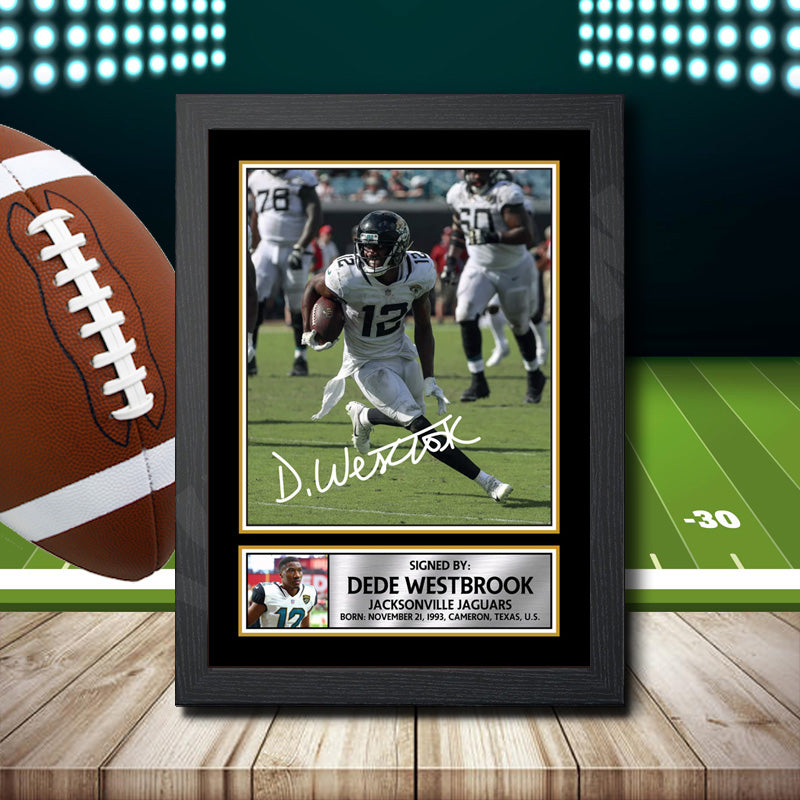 Dede Westbrook 2 – Printed Signature NFL Star Print – Dede Westbrook 2