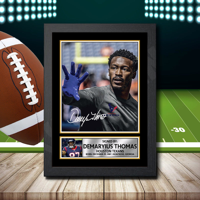 Demaryius Thomas – Printed Signature NFL Star Print – Demaryius Thomas