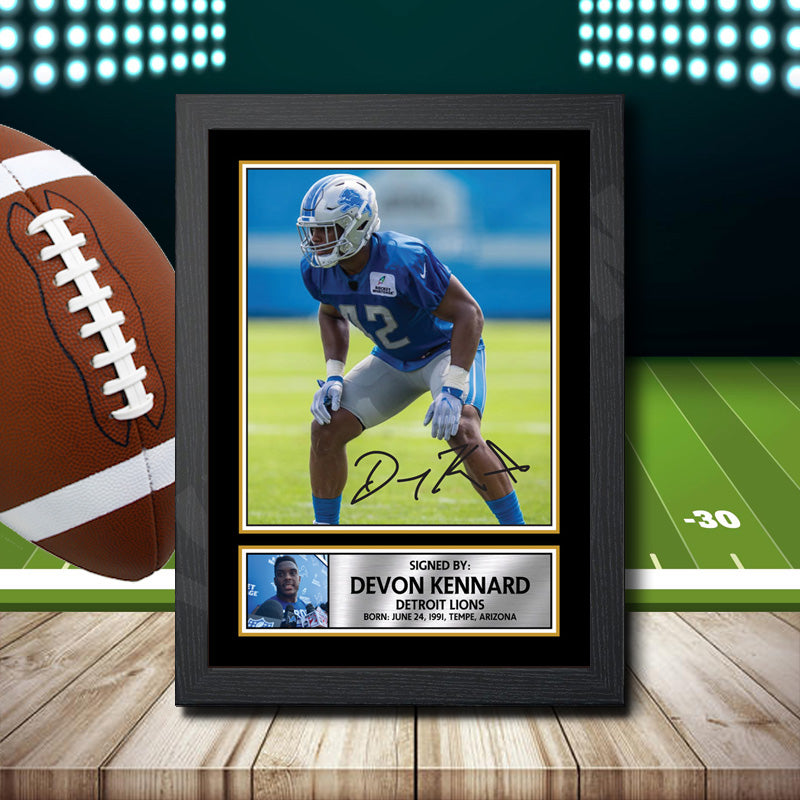 Devon Kennard 2 – Printed Signature NFL Star Print – Devon Kennard 2
