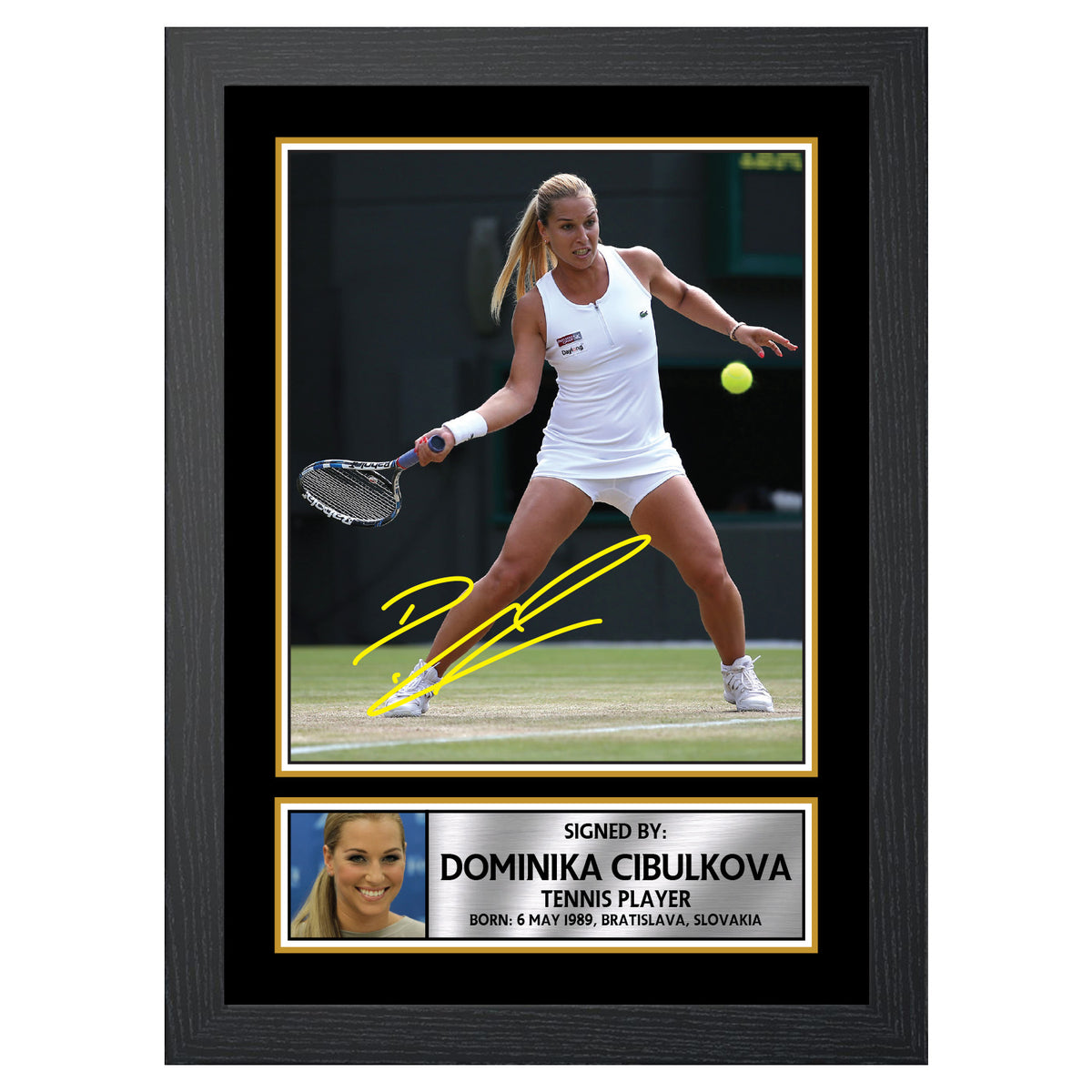 Dominika Cibulkov M557 Tennis Player Printed Signature Poster Print Gift