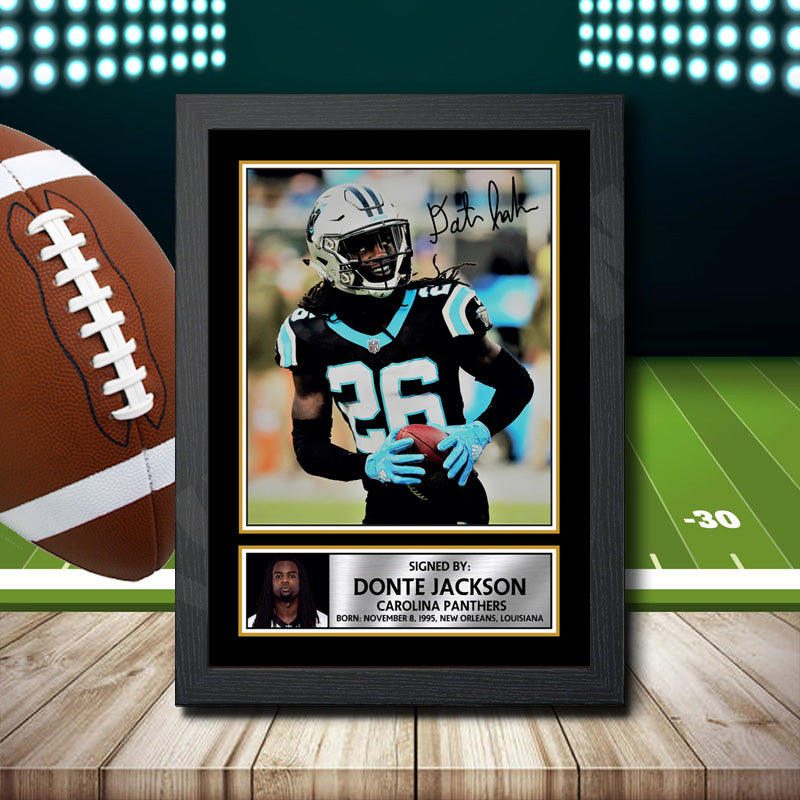 Donte Jackson 1 – Printed Signature NFL Star Print – Donte Jackson 1
