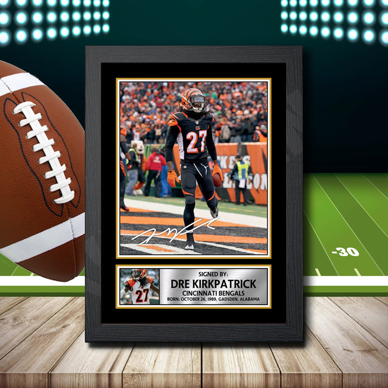 Dre Kirkpatrick 2 – Printed Signature NFL Star Print – Dre Kirkpatrick 2