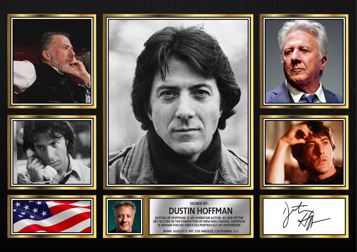 Dustin Hoffman - Signed Autographed Television Star Print