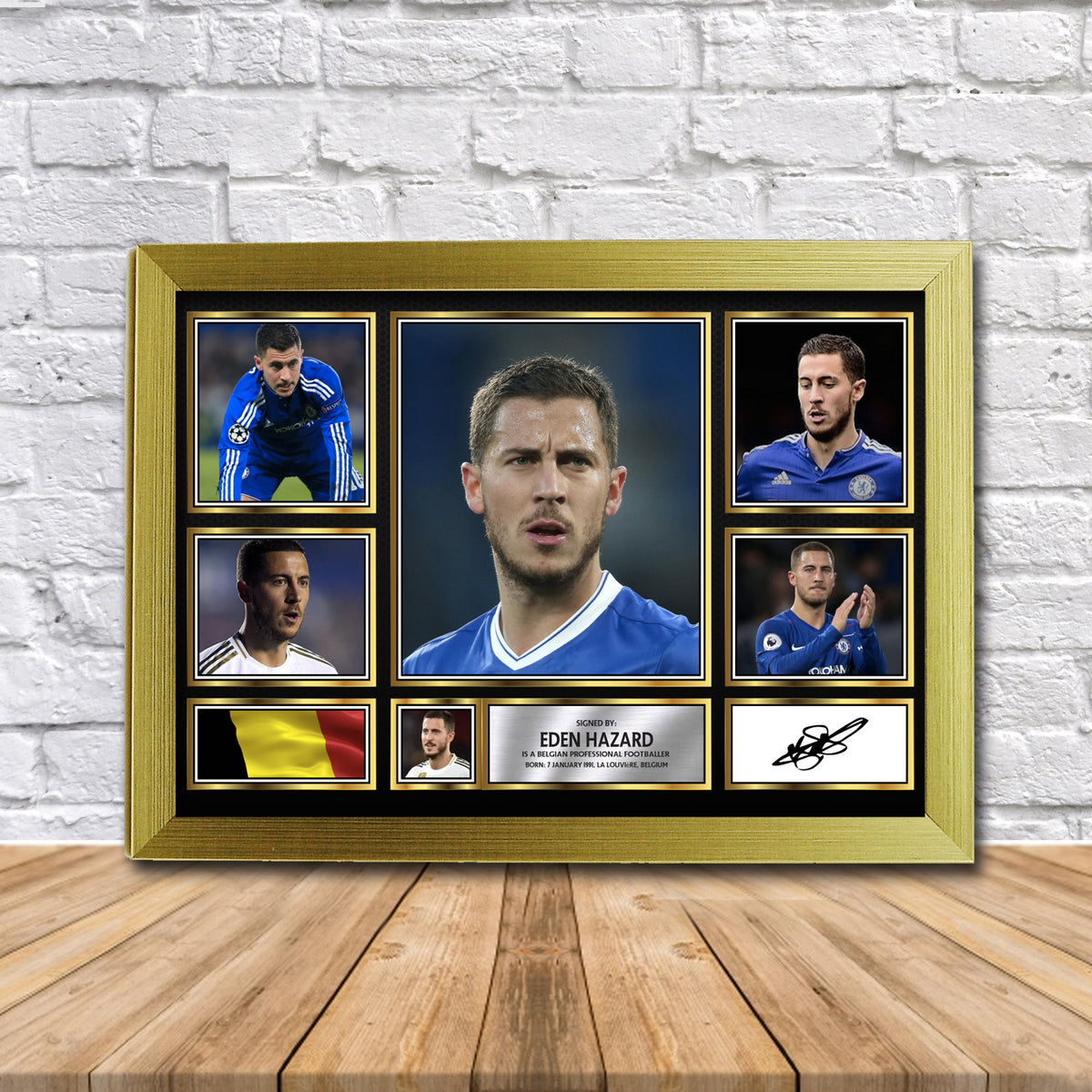 Eden Hazard Football Gift Framed Printed Signature Star Poster Print Wall Art Gift – Eden Hazard Football Gift Framed Printed Signature Star Poster Print Wall Art