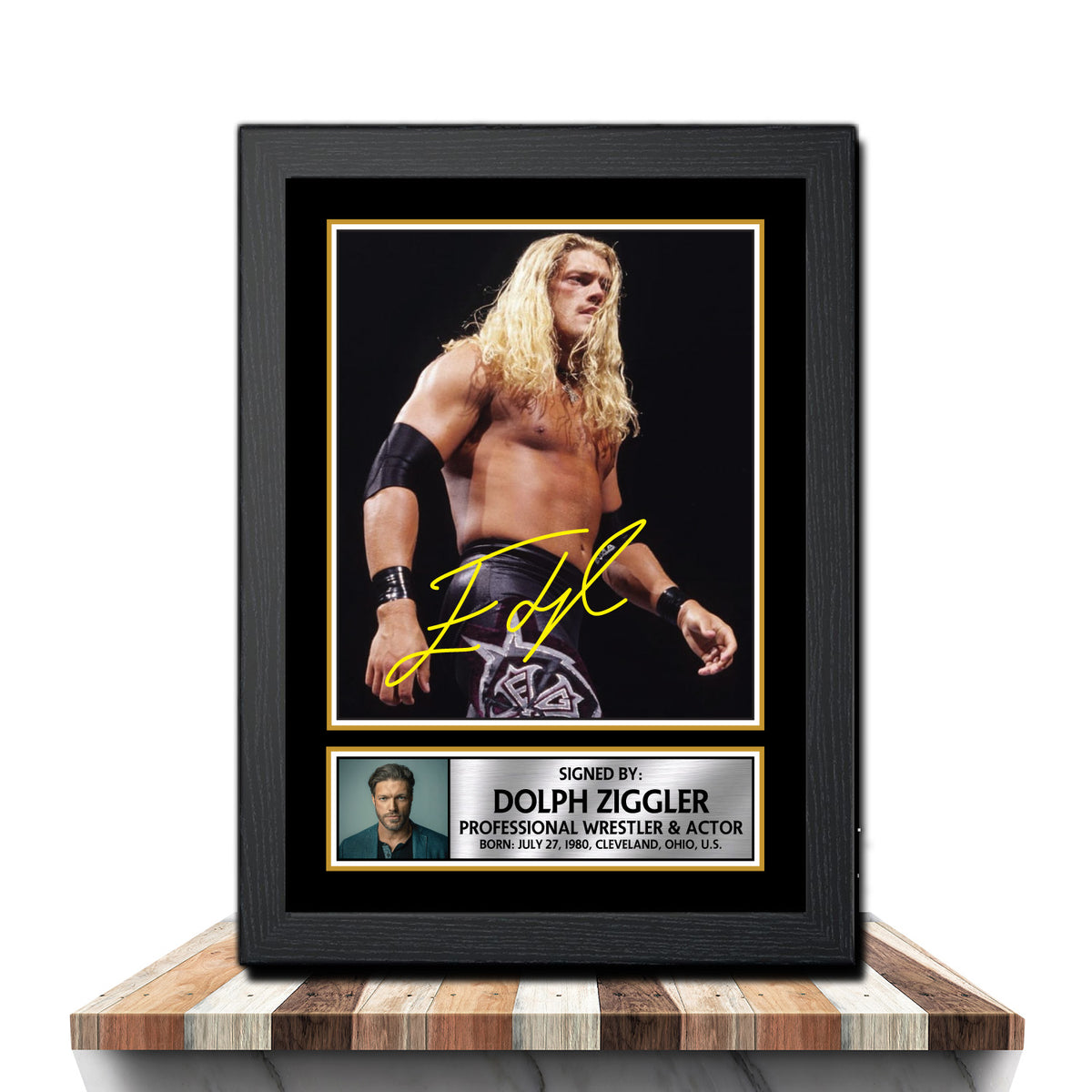 Edge M996 Wrestling Printed Signature Poster Print Gift