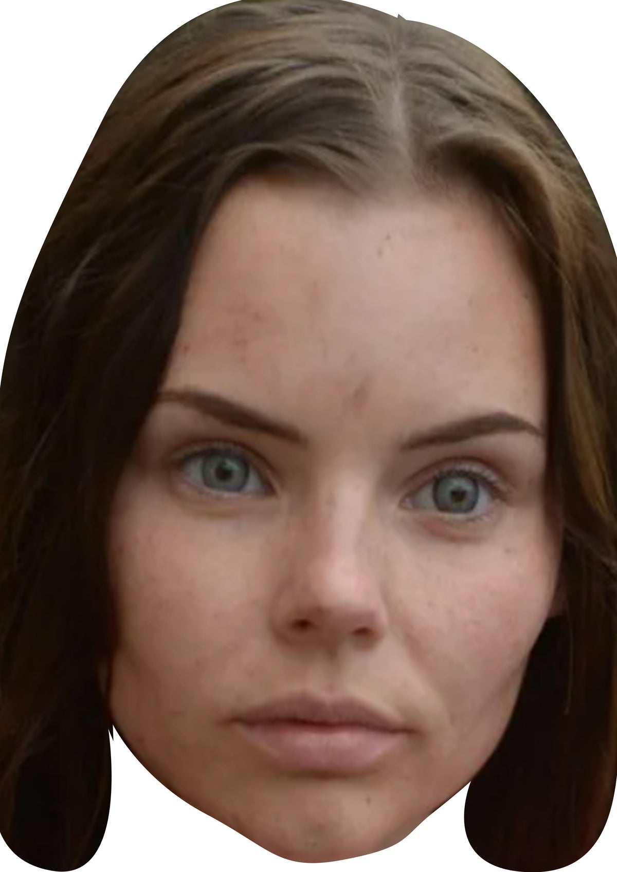 Eline Powell Celebrity Face Mask Fancy Dress Cardboard Costume Mask