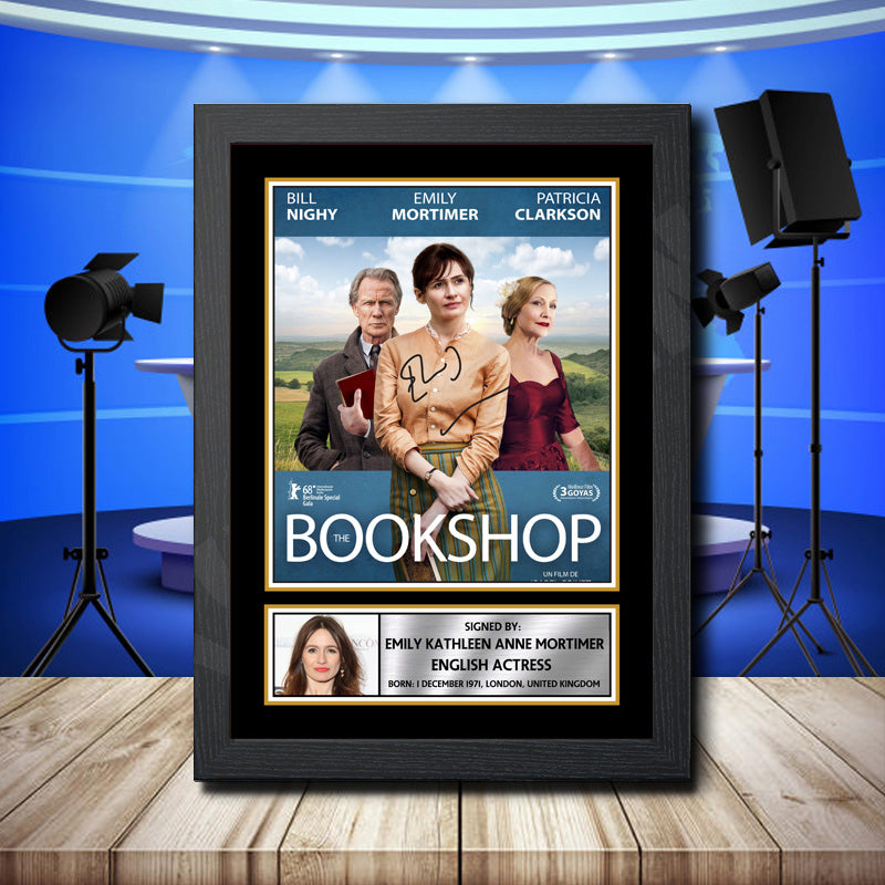 Emily Mortimer 1 Printed Signature Television Star Poster Print Framed Wall Art Gift β Emily Mortimer 1 Printed Signature Television Star Poster Print
