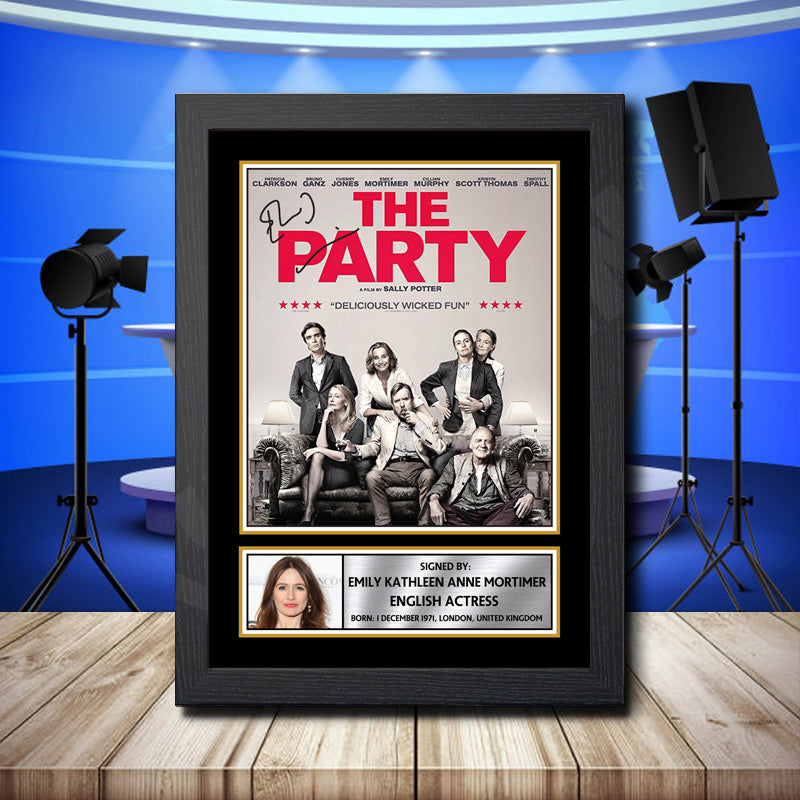 Emily Mortimer 3 Printed Signature Television Star Poster Print Framed Wall Art Gift β Emily Mortimer 3 Printed Signature Television Star Poster Print