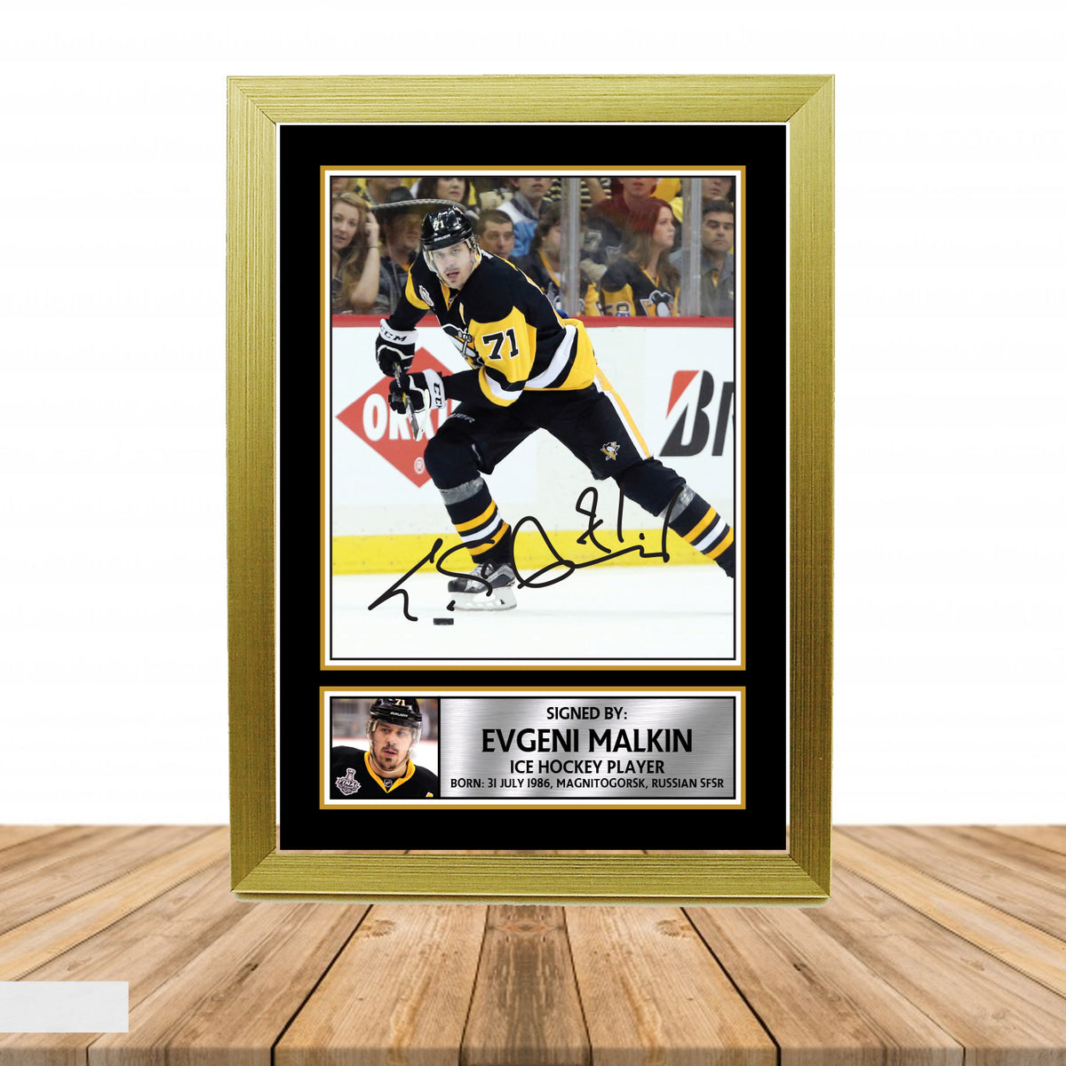 Evgeni Malkin 2 Ice Hockey Printed Signature Poster Print Gift