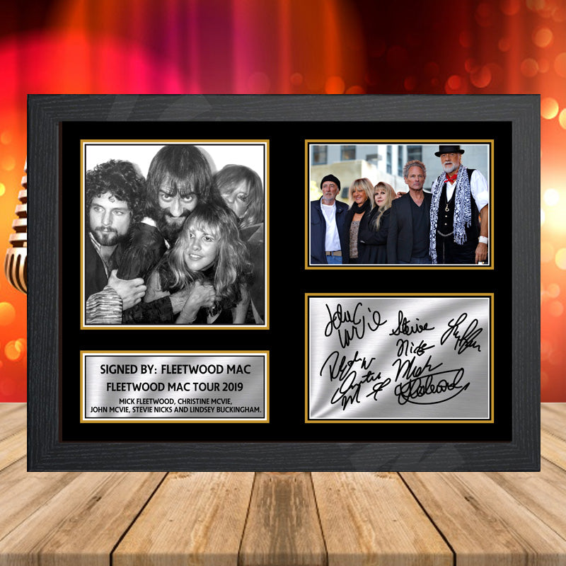 Fleetwood Mac Tour 2019 – Printed Signature Music-Landscape Star Print – Fleetwood Mac Tour 2019