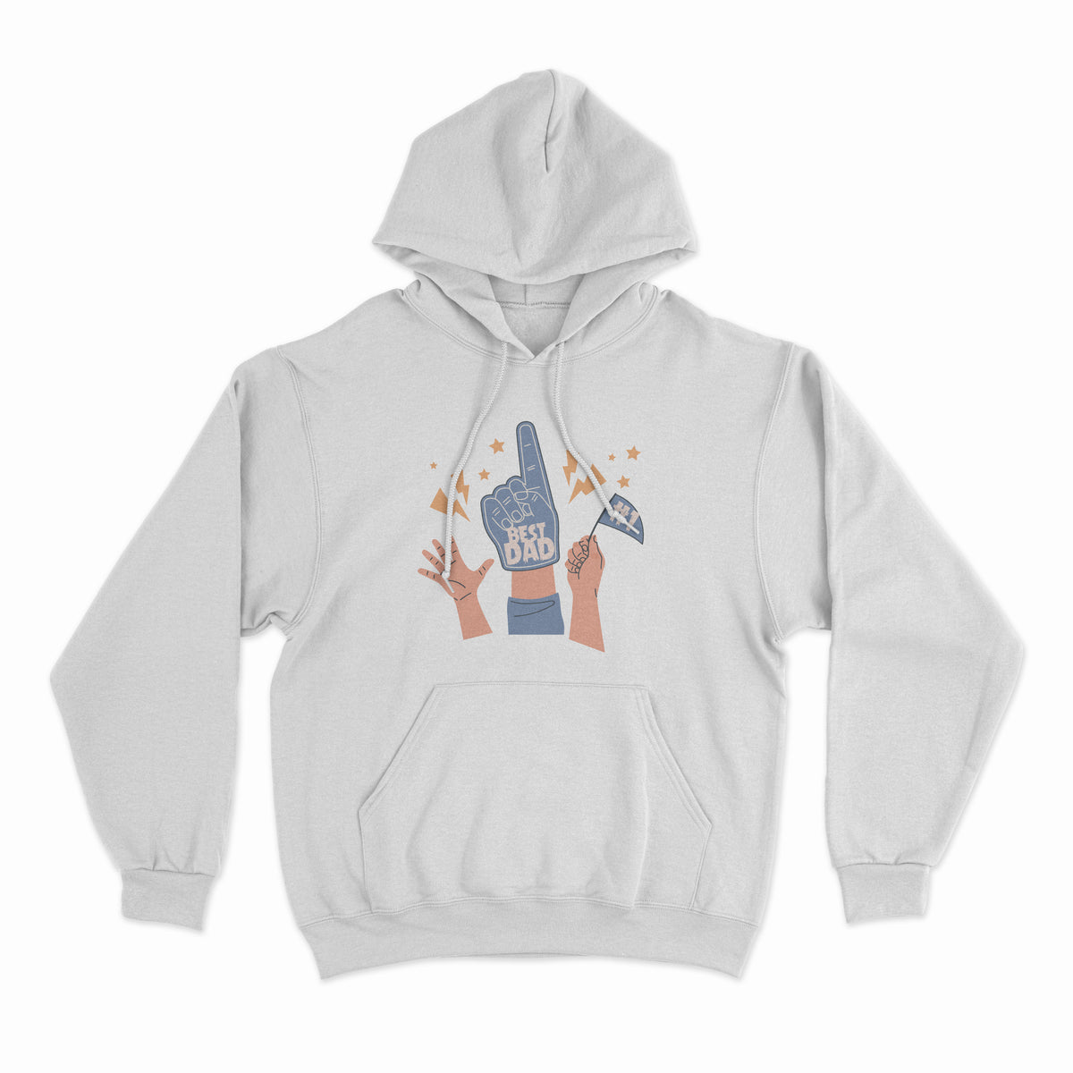 Father's Day Hoodie 42- Holiday Gift Hoody – White Hoodie