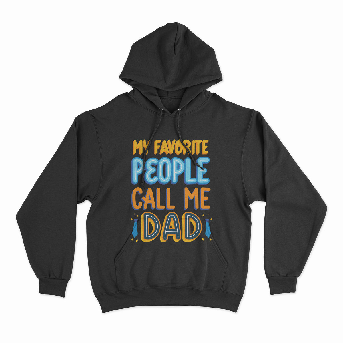 Father's Day Hoodie 46 - Holiday Gift Hoody – Black Hoodie
