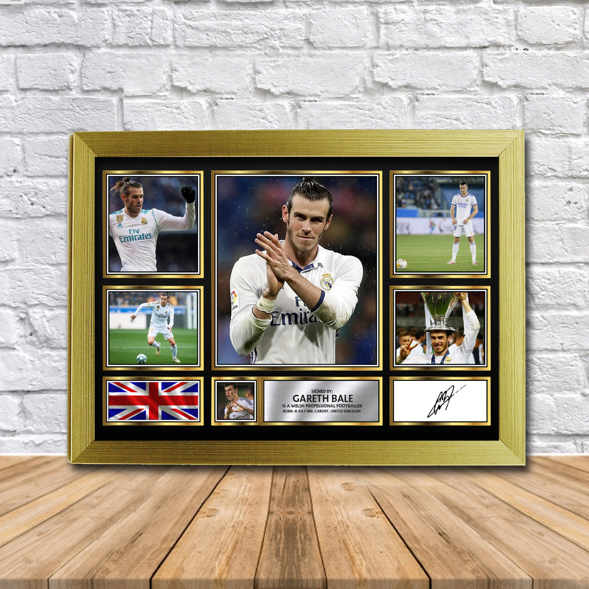 Gareth Bale (2) Football Gift Framed Printed Signature Star Poster Print Wall Art Gift – Gareth Bale Football Gift Framed Printed Signature Star Poster Print Wall Art