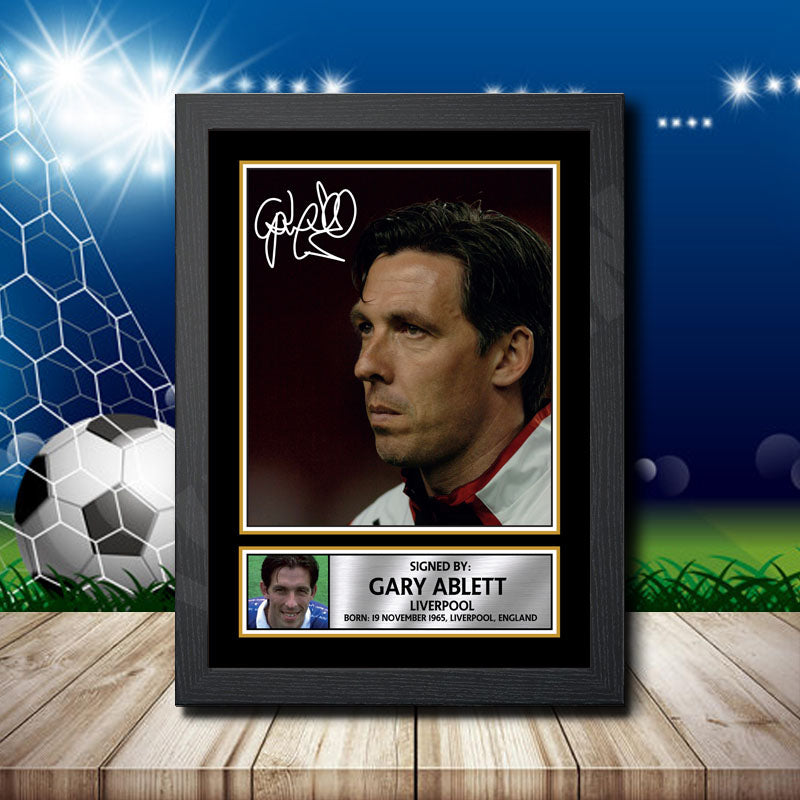 Gary Ablett 2 Printed Signature Footballers Star Poster Print Framed Wall Art Gift – Gary Ablett 2 Printed Signature Footballers Star Poster Print