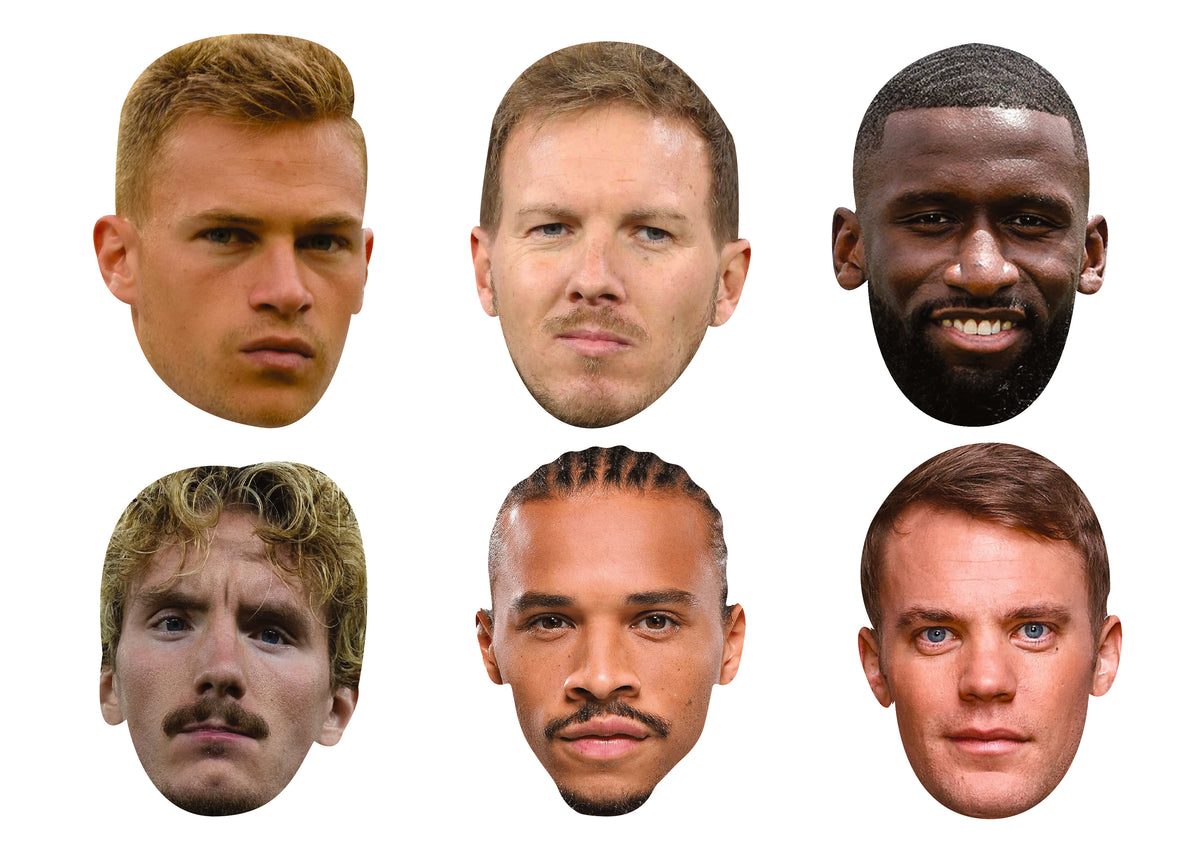 Germany Football Legends Face Mask