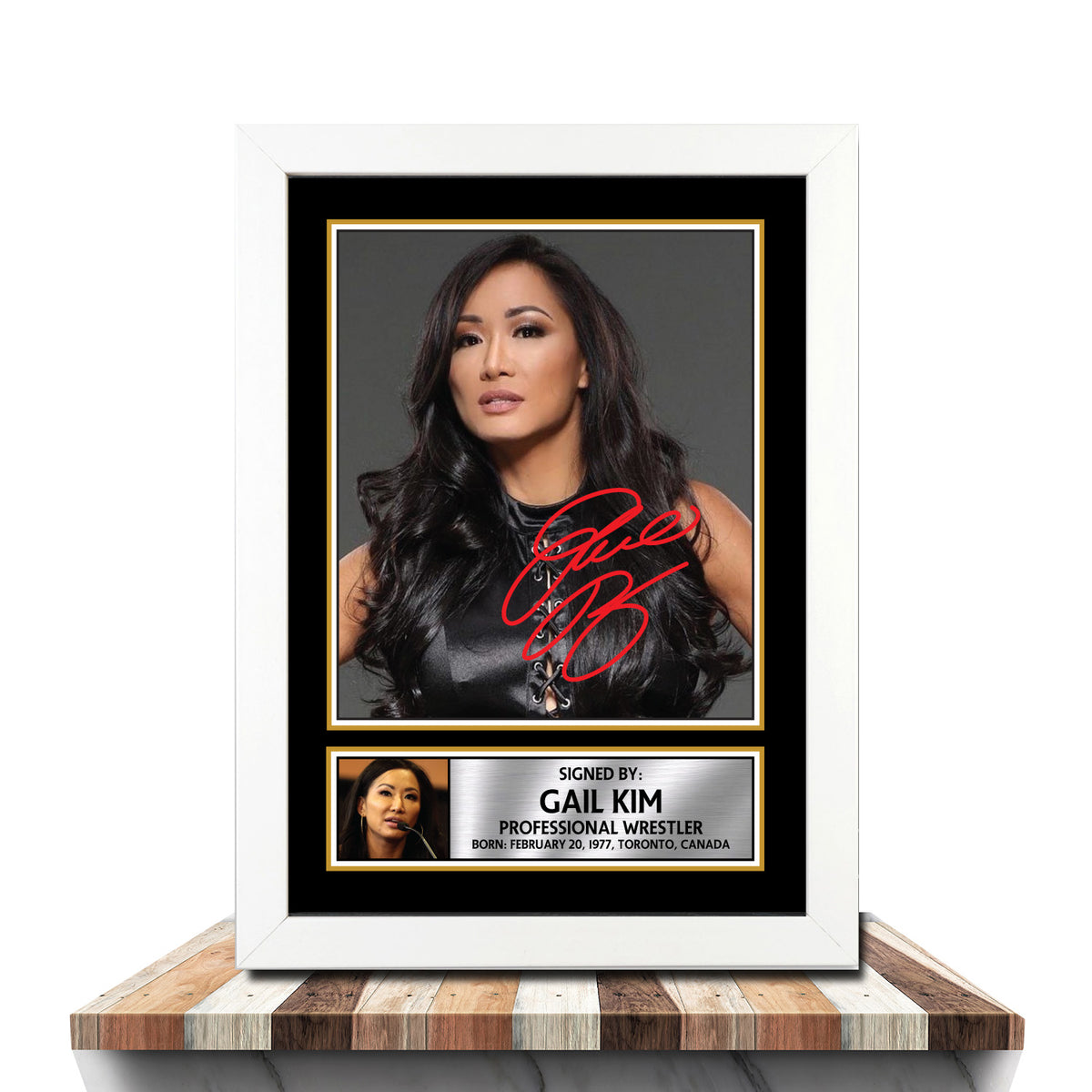 Gail Kim M1005 Wrestling Printed Signature Poster Print Gift