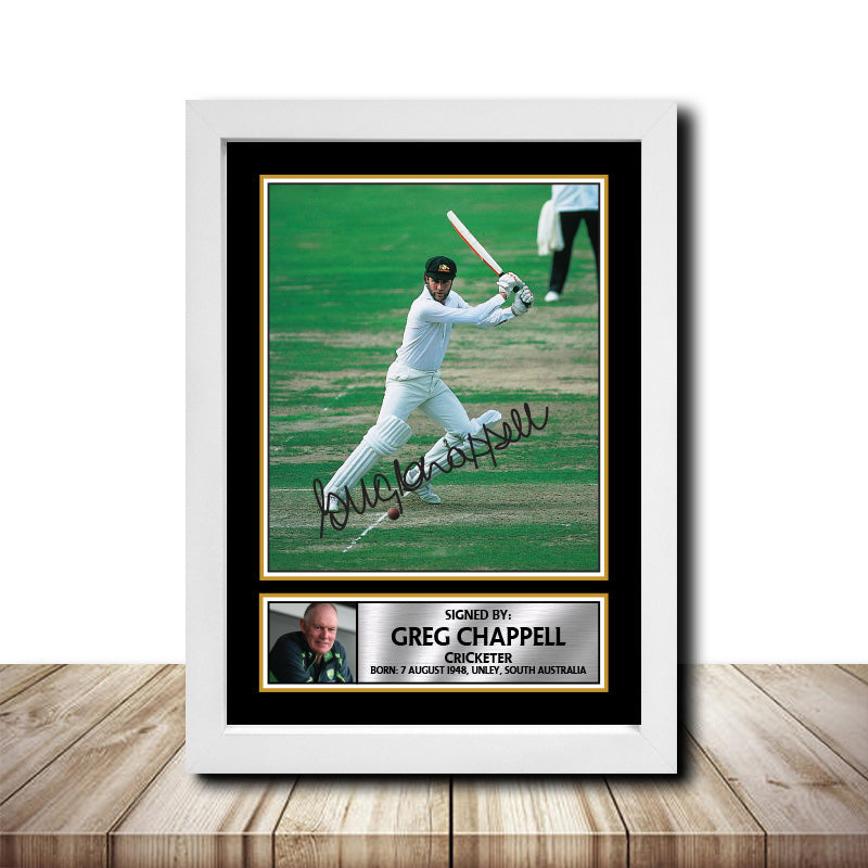 Greg Chappell M1589 Cricketer Printed Signature Poster Print Gift