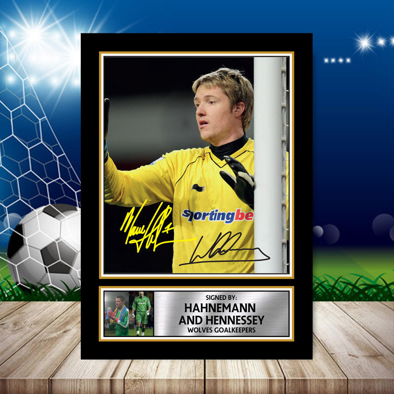 Hahnemann Hennessey Printed Signature Footballers Star Poster Print Framed Wall Art Gift – Hahnemann Hennessey Printed Signature Footballers Star Poster Print