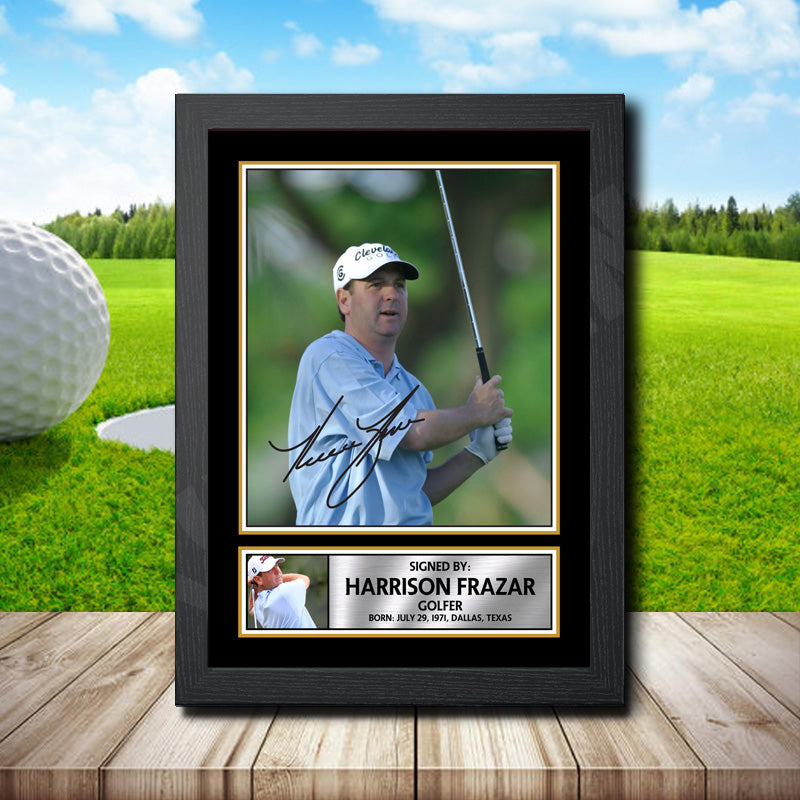 Harrison Frazar 2 Printed Signature Golfer Star Poster Print Framed Wall Art Gift – Harrison Frazar 2 Printed Signature Golfer Star Poster Print