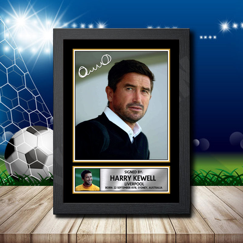 Harry Kewell 2 Printed Signature Footballers Star Poster Print Framed Wall Art Gift – Harry Kewell 2 Printed Signature Footballers Star Poster Print