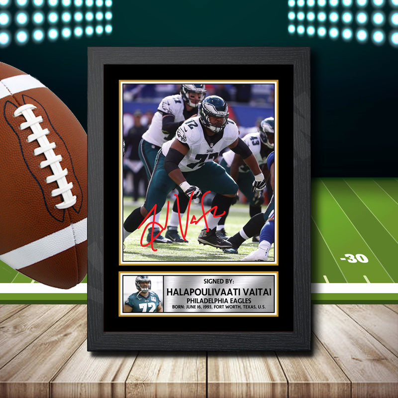 Halapoulivaati Vaitai – Printed Signature NFL Star Print – Halapoulivaati Vaitai