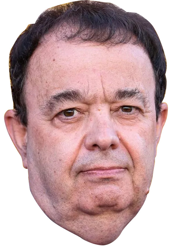 Hugh Sachs Celebrity Face Mask Fancy Dress Cardboard Costume Mask