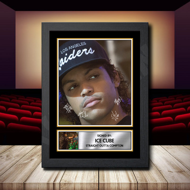 Ice Cube Straight Outta Compton 2 Printed Signature Movie Star Poster Print Framed Wall Art Gift – Ice Cube Straight Outta Compton 2 Printed Signature Movie Star Poster Print