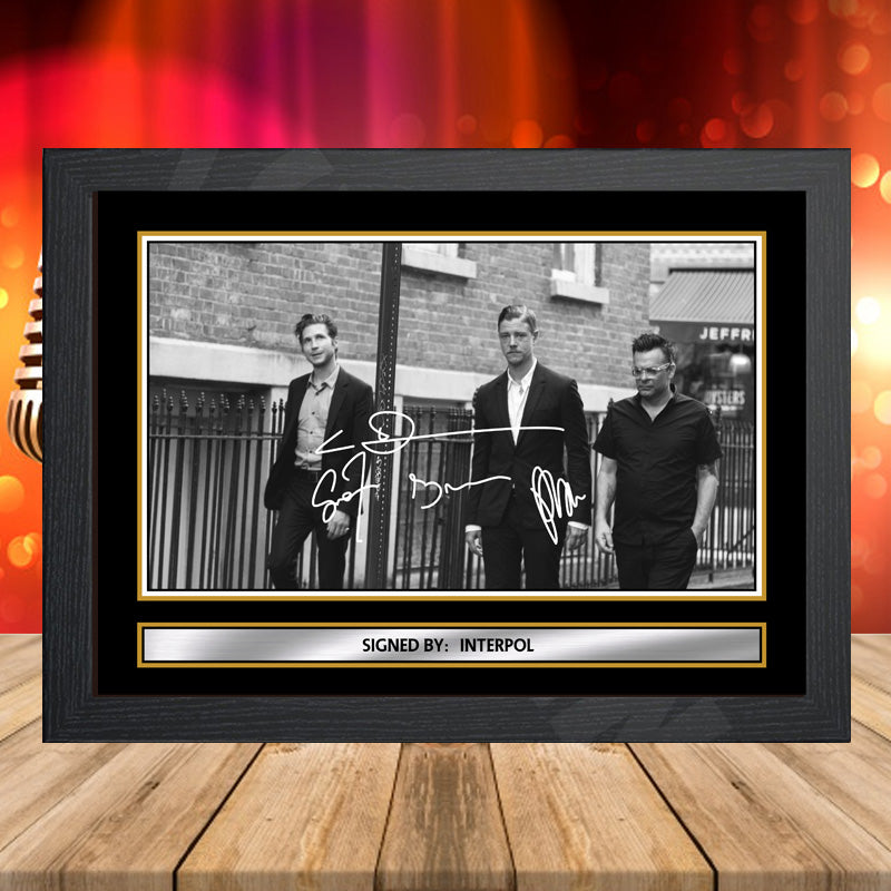 Interpol 3 – Printed Signature Music-Landscape Star Print – Interpol 3