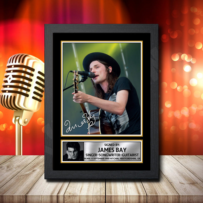 James Bay 1 – Printed Signature Music Star Print – James Bay 1