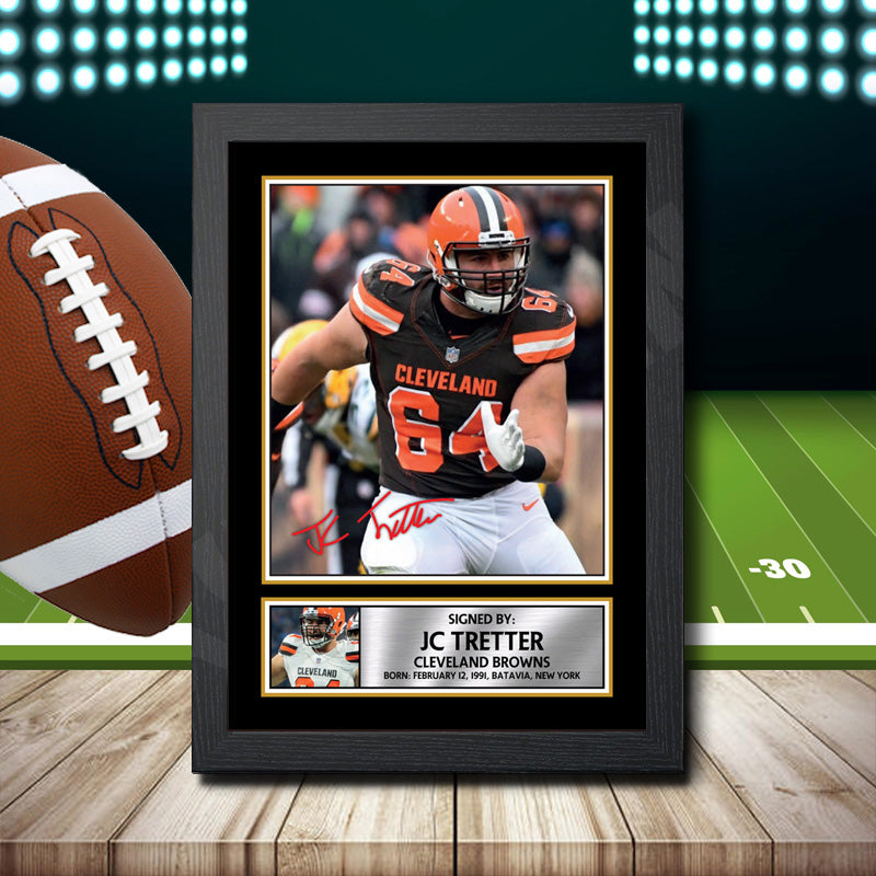 Jc Tretter 2 – Printed Signature NFL Star Print – Jc Tretter 2