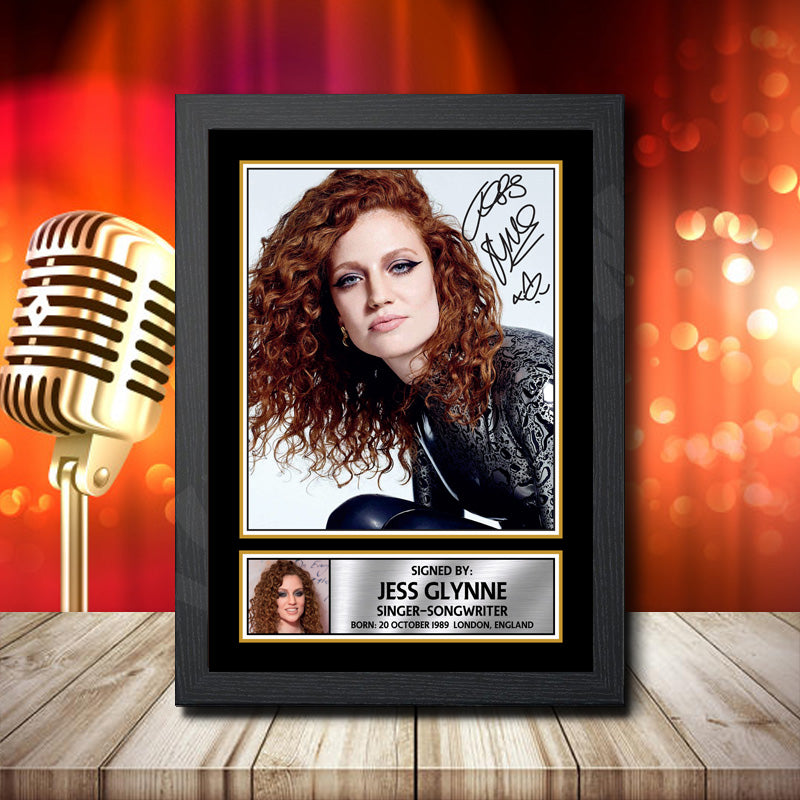 Jess Glynne 2 β Printed Signature Music Star Print β Jess Glynne 2