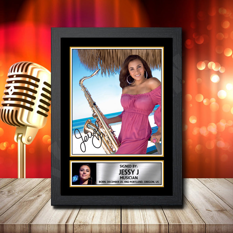 Jessy J 2 – Printed Signature Music Star Print – Jessy J 2