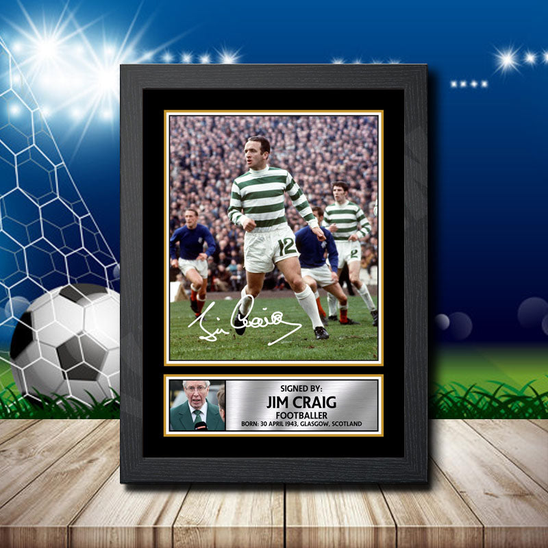 Jim Craig 2 Printed Signature Footballers Star Poster Print Framed Wall Art Gift – Jim Craig 2 Printed Signature Footballers Star Poster Print