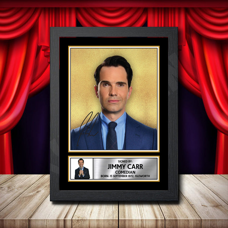 Jimmy Carr Printed Signature Comedy Star Poster Print Framed Wall Art Gift – Jimmy Carr Printed Signature Comedy Star Poster Print