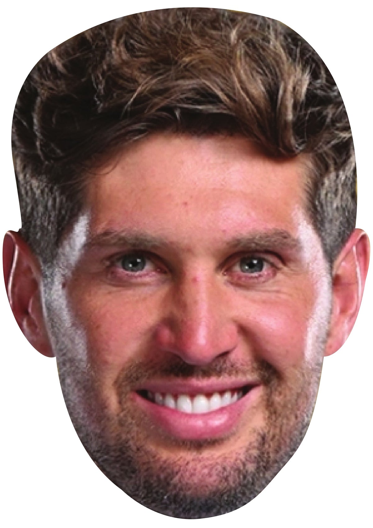 John Stones Face Mask 2026 – England Football Player Celebrity Card Face Mask – Celebrity Mask for Stag Do, Hen Night, Fancy Dress & Costume Parties – John Stones Face Mask
